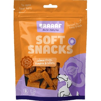 Braaaf lososové tyčinky s tekvicou a zelerom 3 x 85 g