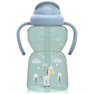 Lorelli Спортна бутилка с дръжки Lorelli - Animals, 325 ml, Mint Green (10200770004)
