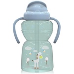 Lorelli Спортна бутилка с дръжки Lorelli - Animals, 325 ml, Mint Green (10200770004)