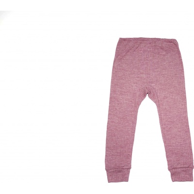 COSILANA Dětské legíny merino bavlna hedvábí vínový melír