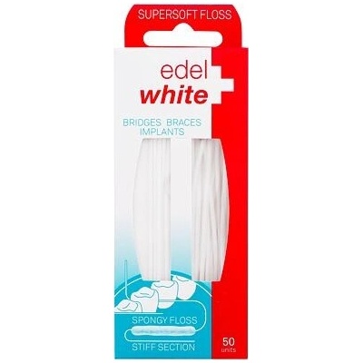 Edel+White Supersoft Floss zubní nit 50 ks – Zboží Mobilmania