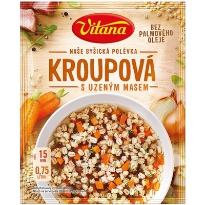 Vitana Naše Byšická polévka Kroupová s uzeným masem 55 g