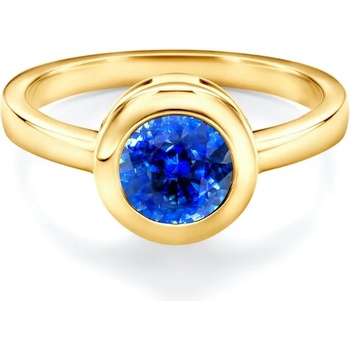 Image 1 of SAVICKI Годежен пръстен savicki: злато, син сапфир