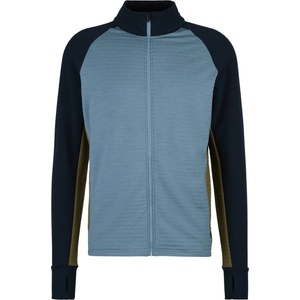 Stoic Мъжко вълнено яке Stoic MerinoFleece260 FlenSt. Jacket Merino jacket - Ocean Blue / Multi - размер 3XL (005-6569-0416)