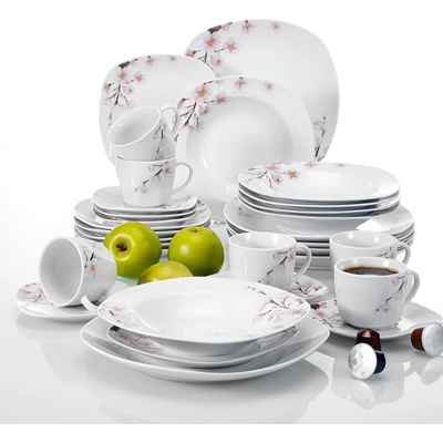 VEWEET ANNIE jedálenská sada z porcelánu 30 dielna