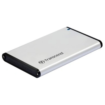 Transcend StoreJet 25S3 externí rámeček pro 2.5" HDD/SSD, SATA III, USB 3.0, celohliníkový, stříbrný, TS0GSJ25S3 – Zbozi.Blesk.cz