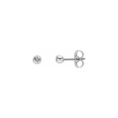 D for diamond Detské strieborné náušnice E6509