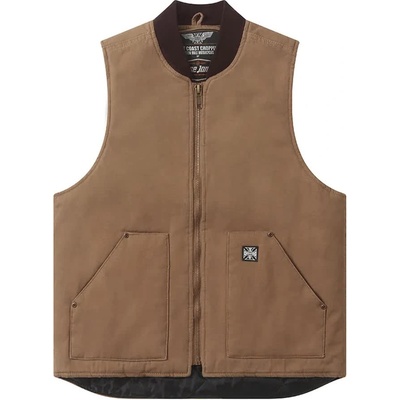 West coast choppers Потник West coast choppers Heavy Duty vest - Brown (Brown)