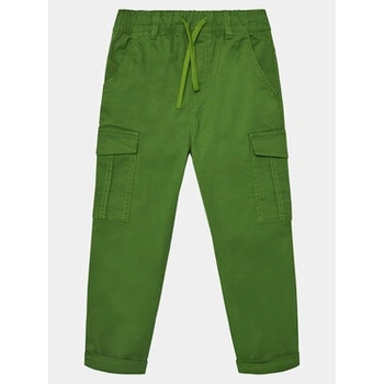Benetton Текстилни панталони 4HK2CF01V Зелен Straight Fit (4HK2CF01V)