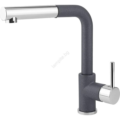 Concept BDG4527DG-Кухненски смесител с изтегляща се душ глава, 26, 9 cm, гранит/тъмносив (CO0047)