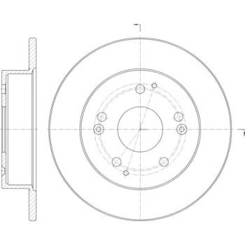 Brzdový kotúč REMSA 61147.00