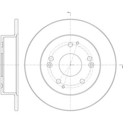 Brzdový kotúč REMSA 61147.00