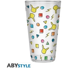 ABYstyle Sklenice Pokémon Pikachu pattern 400 ml