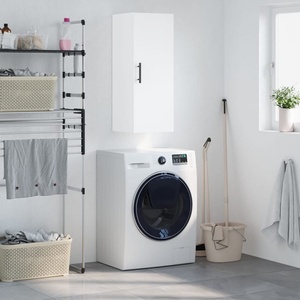 vidaXL Стенен шкаф бял 34, 5x34x90 см (828876)