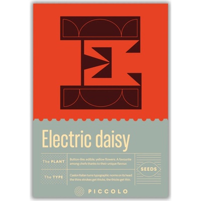 Piccolo Seeds E Electric daisy Acmella oleracea 1 bal.