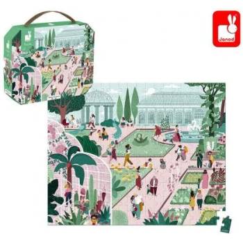 Image 1 of Janod - Пъзел в куфарче - Ботаническа градина - 200 части (J02684)