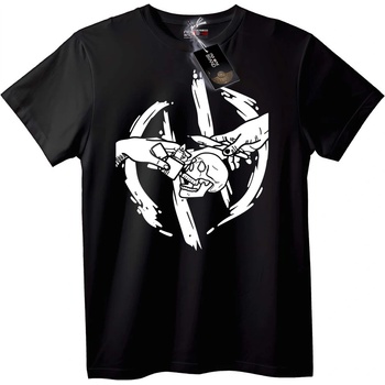 NOONEBRAND Тениска Череп & Оръжия - S, Black