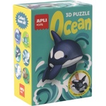 APLI 3D пъзел Apli Kids - Ocean, косатка с поставка (19950) - ozone