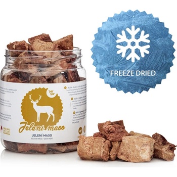 Raw Raw pochúťka mrazom sušené Jelenie mäso 80 g