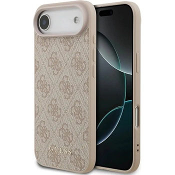 GUESS Класически калъф Guess 4G за iPhone 17 Air - розов