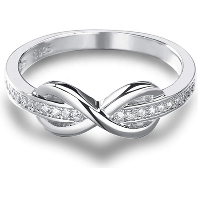 Silenti Jewelry Сребърен пръстен "Безкрайност" - 5 - 49мм (15.6мм диам. )