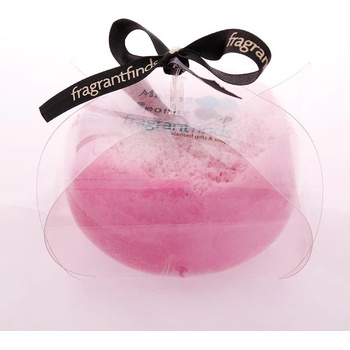 Fragrant Jubilation Glycerinové mýdlo masážní s houbou naplněnou vůní parfému Calvin Klein Euphoria for Woman v barvě červené 200 g