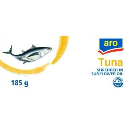 Aro Tuňák v rostlinném oleji drť 185 g