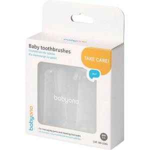 BabyOno Комплект четки за масаж на венци Babyono - 2 броя