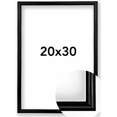 Fotorámeček BF Rozměr: 20 x 30 cm, Barva: Černá, Typ zasklení: Sklo