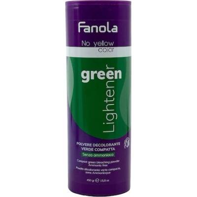 Fanola No Yellow Color Compact Green Bleaching Powder 450 g