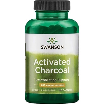 Image 1 of Swanson Activated Charcoal 260 mg [120 капсули]
