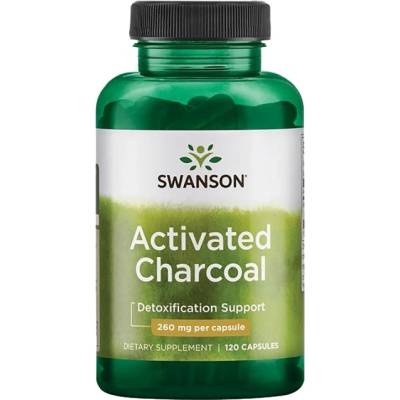 Swanson Activated Charcoal 260 mg [120 капсули]