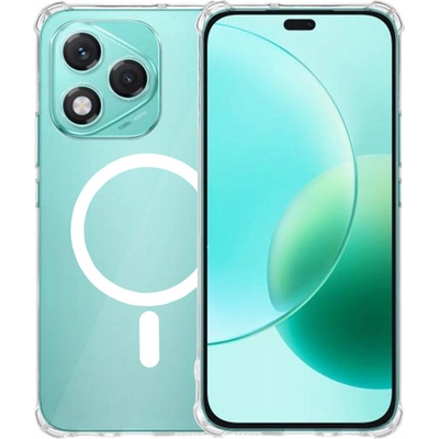 Techsuit – Shockproof Clear Silicone MagSafe průhledné silikonové pouzdro s podporou pro Honor 400 Lite – průhledné KF2347968 – Zboží Živě
