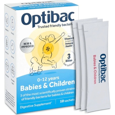 Optibac Babies and Child probiotika pro miminka a děti 10 sáčků