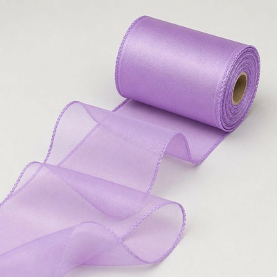 Storex Organza dekorační 45536/5029 světle fialová, šíře 12cm, návin 9m