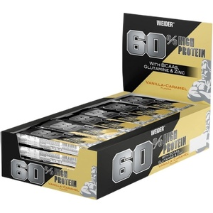 Weider 60% Protein Bar [24 x 45 грама] Ванилия и карамел