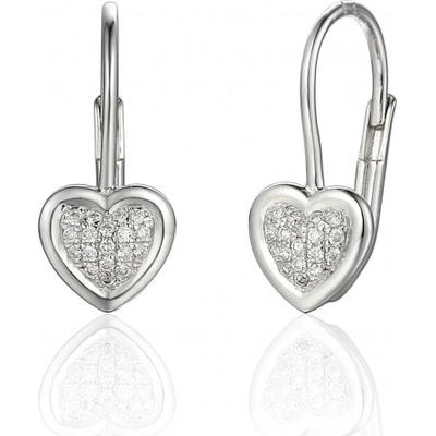 Gems, Diamantové dívčí náušnice Lisa v bílém zlatě, 585-38-3-1113.1B00.0.00.HSI.000.07