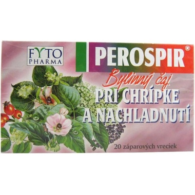 FYTOPHARMA Bylinný čaj pri chrípke prechladnutí 20 x 1 g
