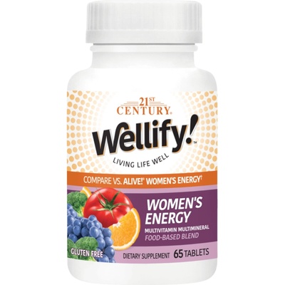 21st Century Wellify Women's Energy Multivitamin, 65 таблетки, 21st Century (9227)