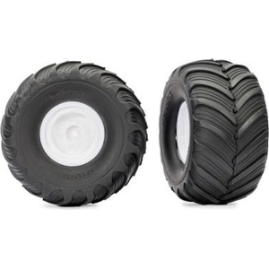 Traxxas колело 2.0/3.0", диск бял, гума Terra Groove (2)