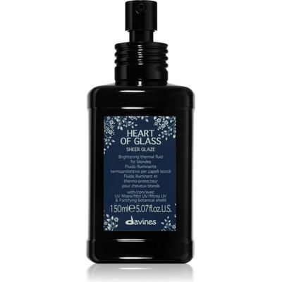 Davines Heart of Glass Sheer Glaze oсвежаваща грижа за руса коса 150ml