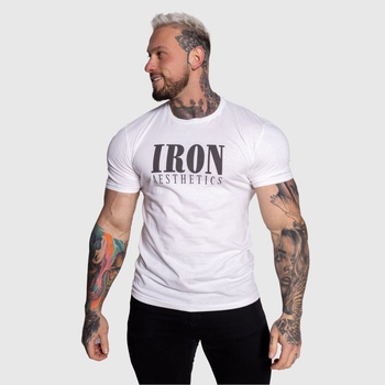 Iron Aesthetics pánske športové tričko Urban biele