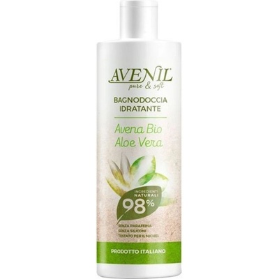 Avenil Pure & Soft hydratační sprchový gel s výtažkem z BIO ovsa setého a Aloe Vera 400 ml