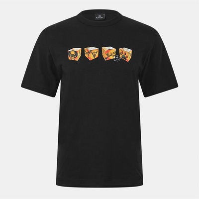 PS Paul Smith Тениска PS Paul Smith Men's Cube Graphic T-Shirt - Black 79