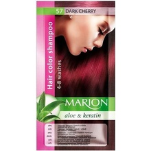 Marion Hair Color Shampoo 57 Dark Cherry barevný tónovací šampon tmavá višeň 40 ml