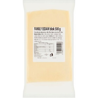 Family eidam 45 % syr blok 500 g