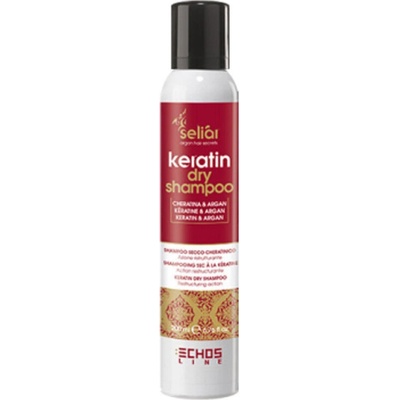Echosline Ревитализиращ сух шампоан с кератин и арганово масло ECHOSLINE Seliar Keratin Dry Shampoo 200ml