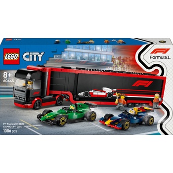 LEGO® City - F1 Truck with RB20 & AMR24 F1 Cars (60445)