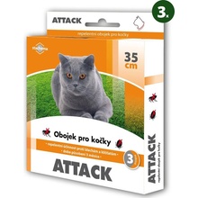 Attack obojok antiparazitárny 35cm mačka