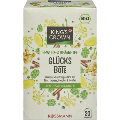 King's Crown BIO Zázvorový čaj 40 g